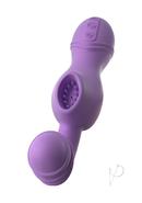 Fantasy For Her Tease N` Please Her Usb Rechargeable Silicone Clitoral Stimulator Waterproof 6.5in - Purple