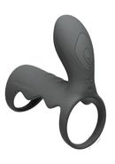Optimale Rechargeable Silicone Vibrating Cock Cage With Remote Control - Slate